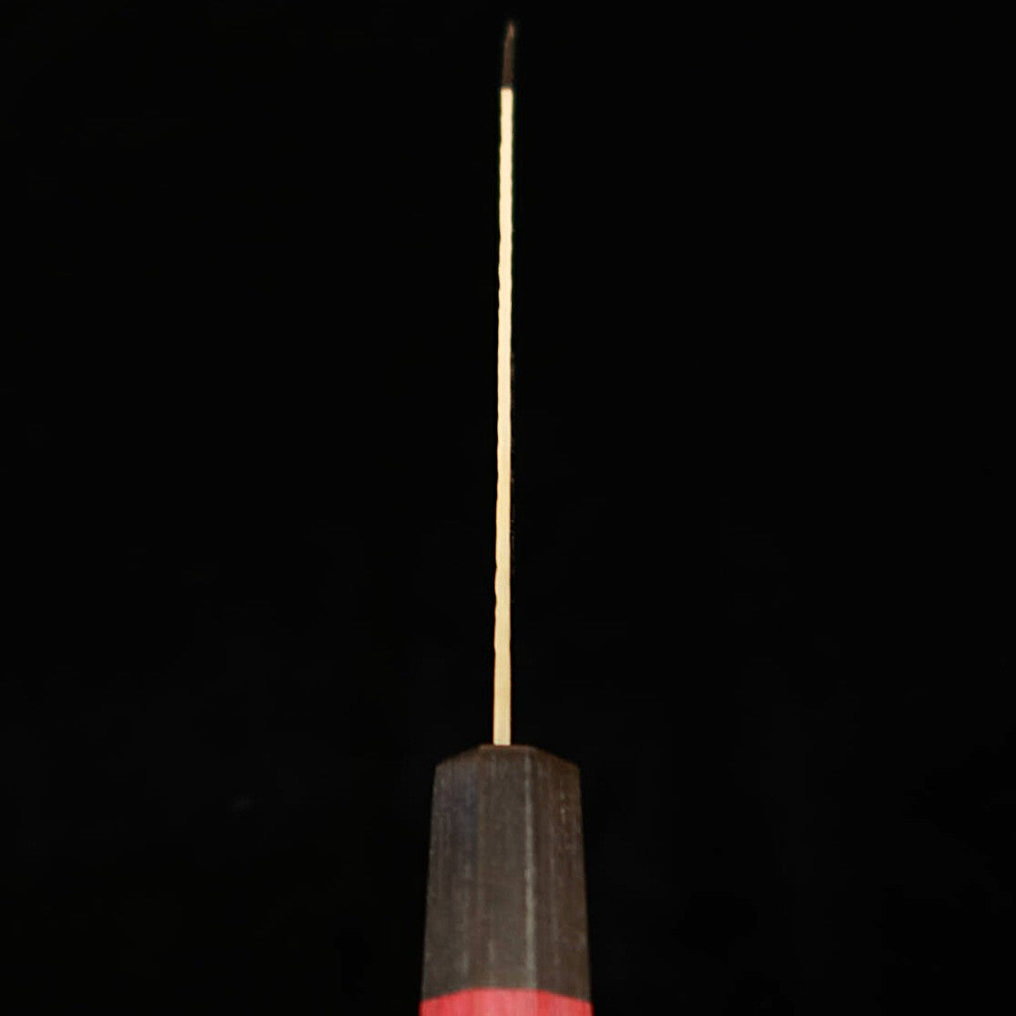 V.ROAD  濃州正恒作 Nosyu Masatsune 切付 VG10 鎚目 33層ダマスカス 積層強化柄 赤×黒（180mm）