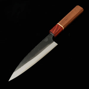 MIURA Miura petit couteau universel, finition noire, double biseau, acier Shirogami n°2, manche octogonal RGW (140 mm)