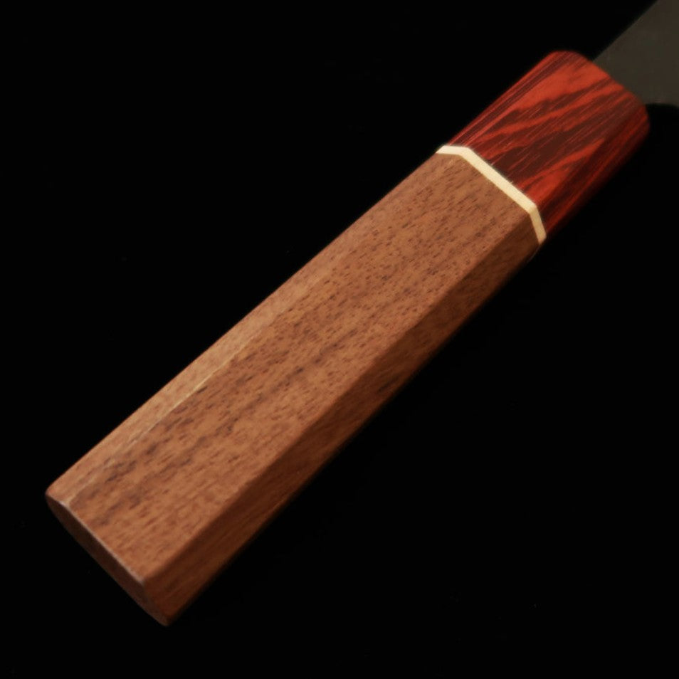 MIURA Miura petit couteau universel, finition noire, double biseau, acier Shirogami n°2, manche octogonal RGW (140 mm)