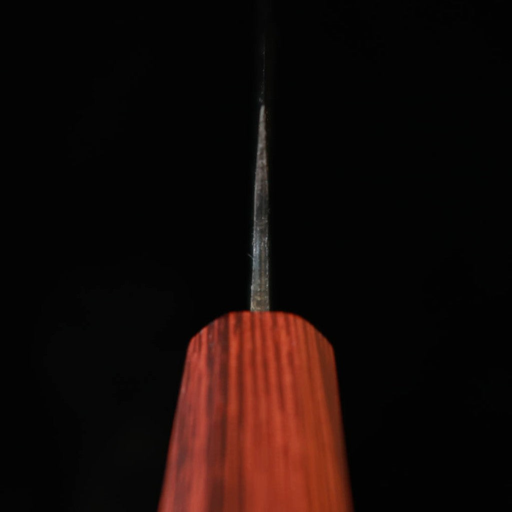 MIURA Miura petit couteau universel, finition noire, double biseau, acier Shirogami n°2, manche octogonal RGW (140 mm)