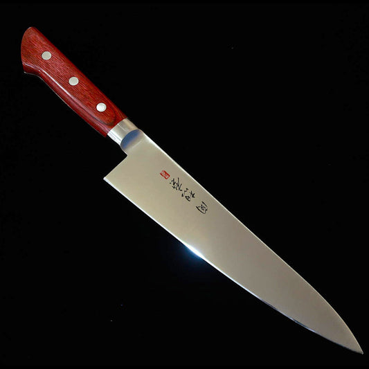 関 想磨 SEKI SOUMA 牛刀 モリブデン鋼  赤合板柄 (210mm)