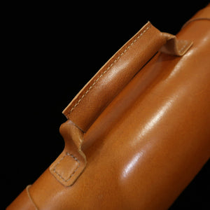 YOKU leatherworks Rolo para facas de couro Long Lasting Leather disponível em 4 cores 4P (Bordô/Marrom/Marinho/Preto)