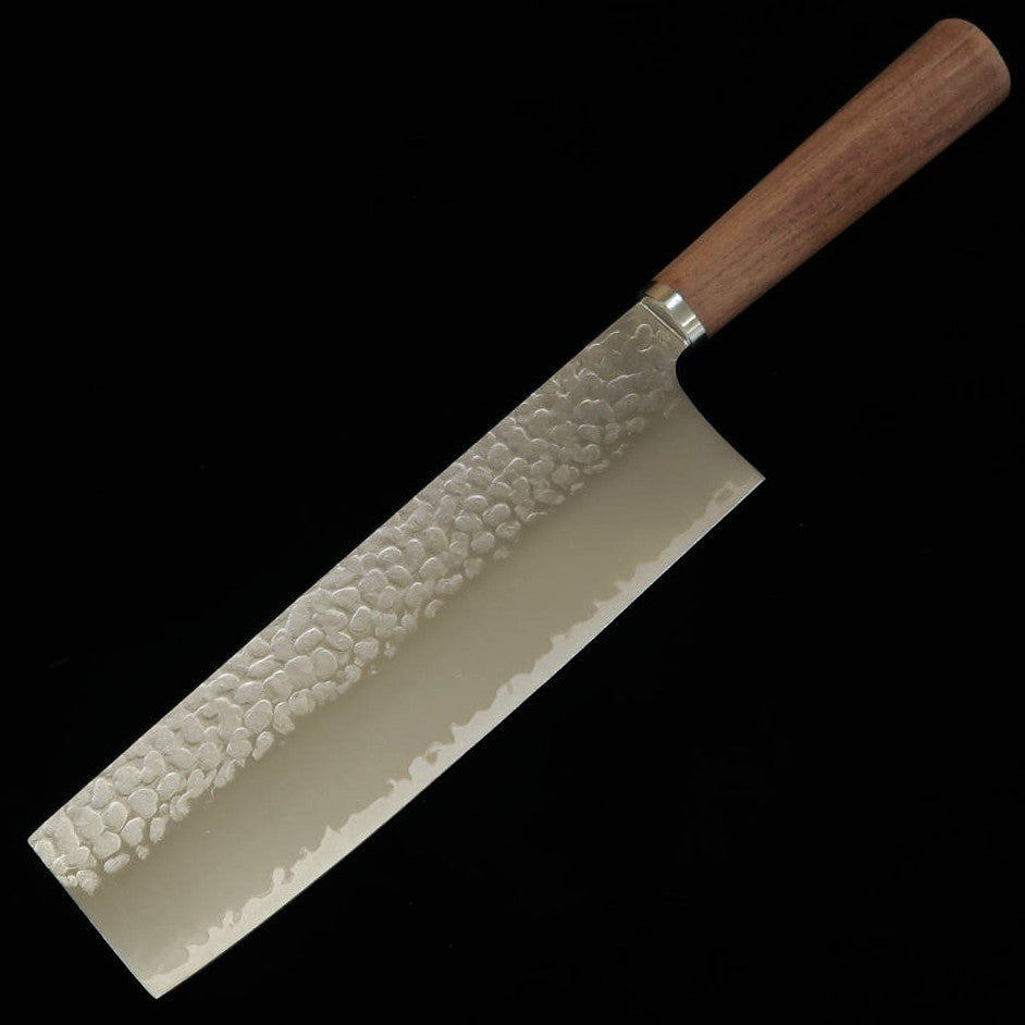 MIURA Nakiri, VG10, Tsuchime, Walnut Handle (180mm)