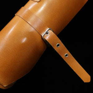 YOKU leatherworks Rolo para facas de couro Long Lasting Leather disponível em 4 cores 4P (Bordô/Marrom/Marinho/Preto)