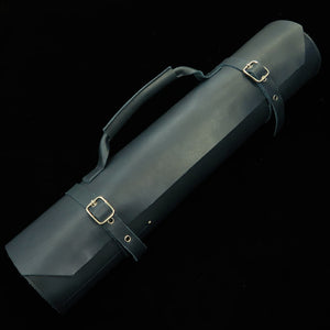 YOKU leatherworks Rolo para facas de couro Long Lasting Leather disponível em 4 cores 4P (Bordô/Marrom/Marinho/Preto)