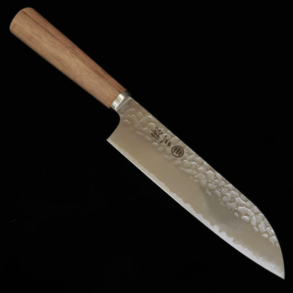 MIURA Santoku, VG10, Tsuchime, Walnut Handle (165mm)