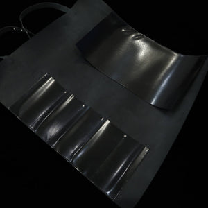 YOKU leatherworks Rolo para facas de couro Long Lasting Leather disponível em 4 cores 4P (Bordô/Marrom/Marinho/Preto)
