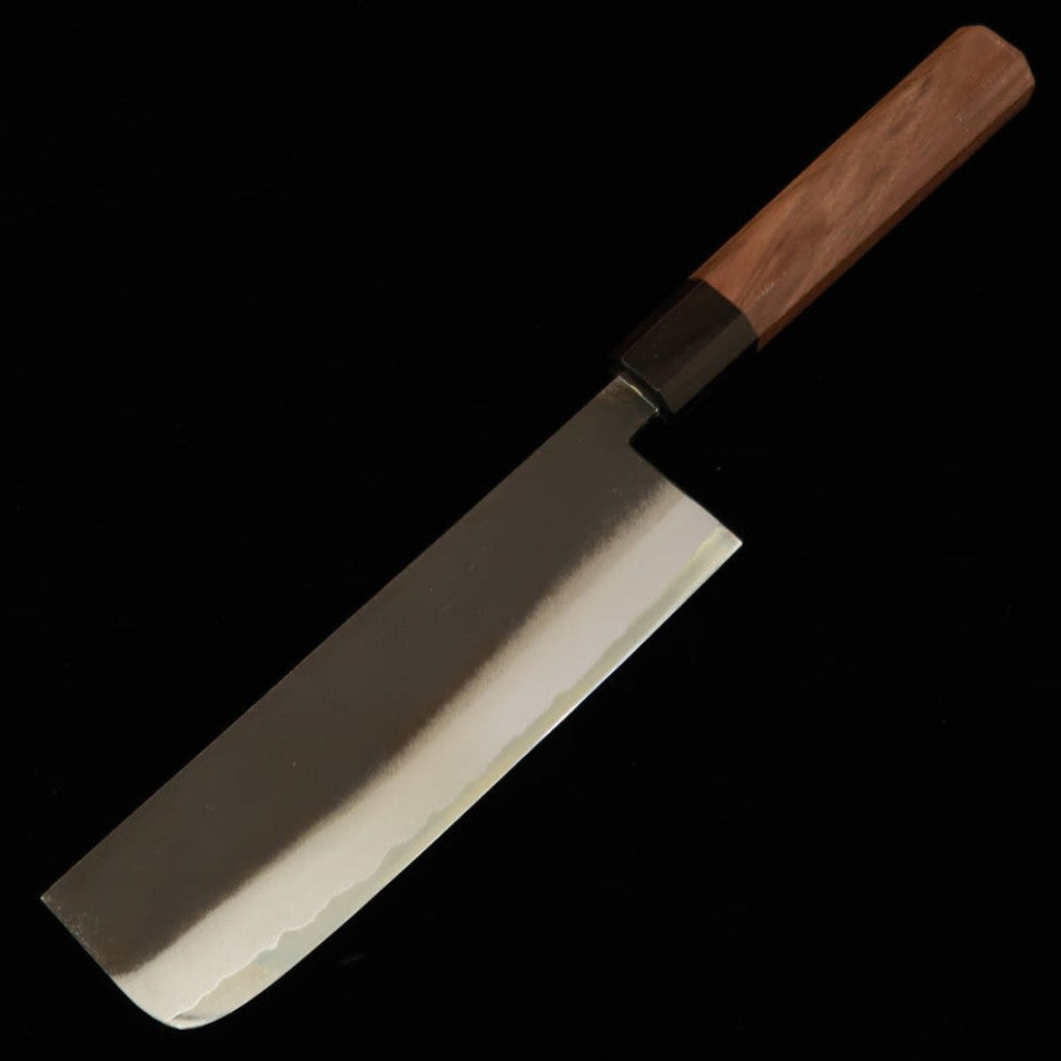 KAGEKIYO Kagekiyo nakiri acero blanco nº2 acabado negro mango de nogal (165 mm)