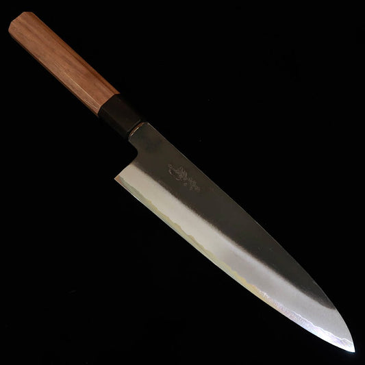 景清KAGEKIYO 牛刀 青紙二号 黒打ち ウォルナット柄（210mm）