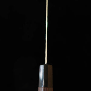 三浦MIURA 牛刀 AUS10 鎚目ダマスカス 赤紫檀柄 （210mm）