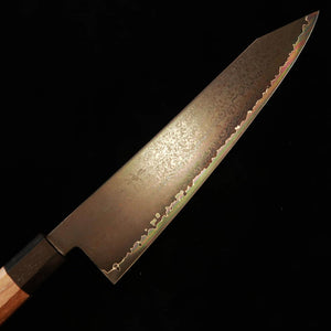 KAGEKIYO VG-10 Damas noir, Gyuto kiritsuke, manche octogonal en noyer (210/240mm)