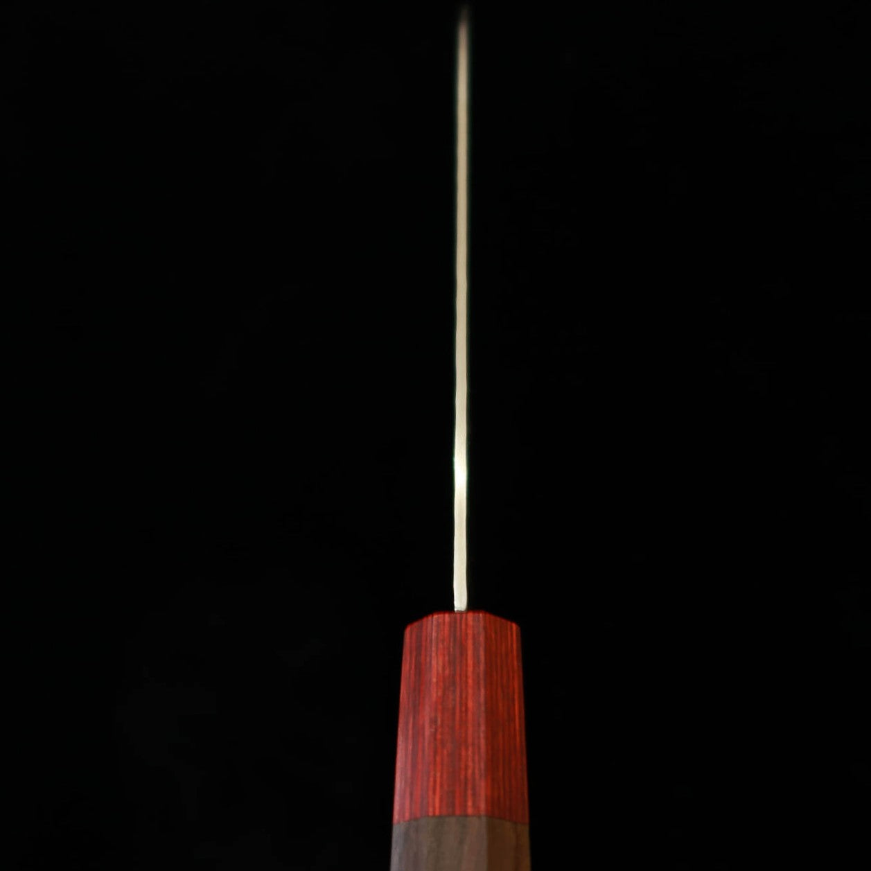 三浦MIURA 三徳 AUS10 鎚目 ダマスカス 紫檀柄（185mm）