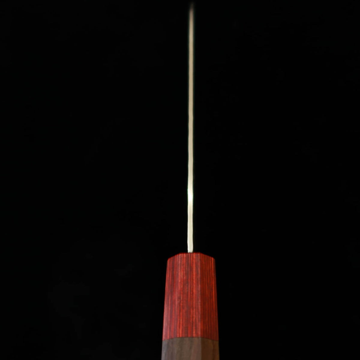 三浦MIURA 三徳 AUS10 鎚目 ダマスカス 紫檀柄（185mm）