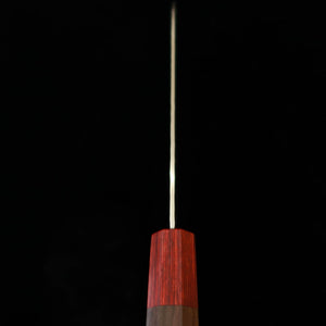 三浦MIURA 三徳 AUS10 鎚目 ダマスカス 紫檀柄（185mm）