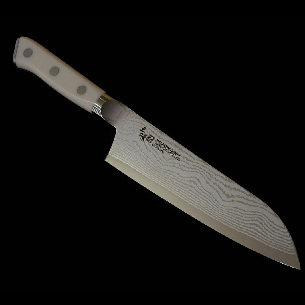 [Nouvel incontournable] MCUSTA ZANMAI Zanmai Classic 3 Damas – santoku, manche Corian (180 mm)