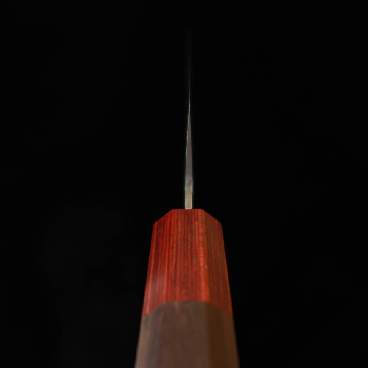 三浦MIURA 三徳 AUS10 鎚目 ダマスカス 紫檀柄（185mm）