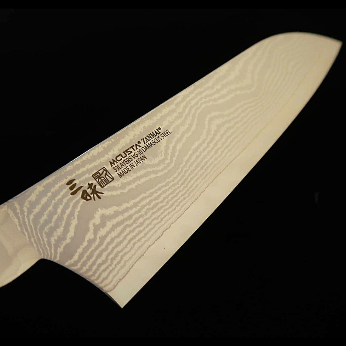 【新定番】三昧MCUSTA ZANMAI クラシック3ダマスカス　三徳 コーリアン　(180mm)