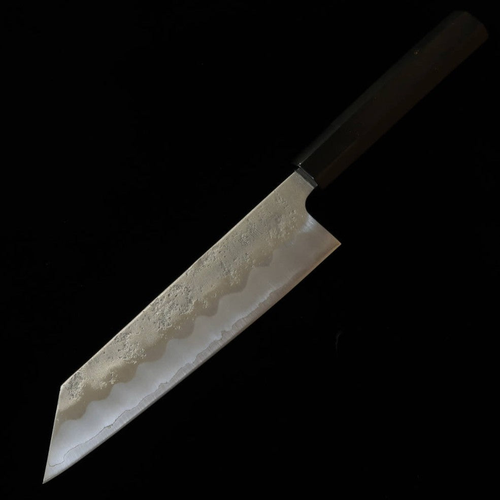 MIURA – Bunka, Gingami n°3, finition nashiji, manche en corne de buffle et ébène (170 mm)