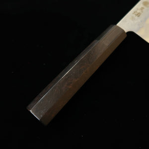 MIURA – Bunka, Gingami n°3, finition nashiji, manche en corne de buffle et ébène (170 mm)