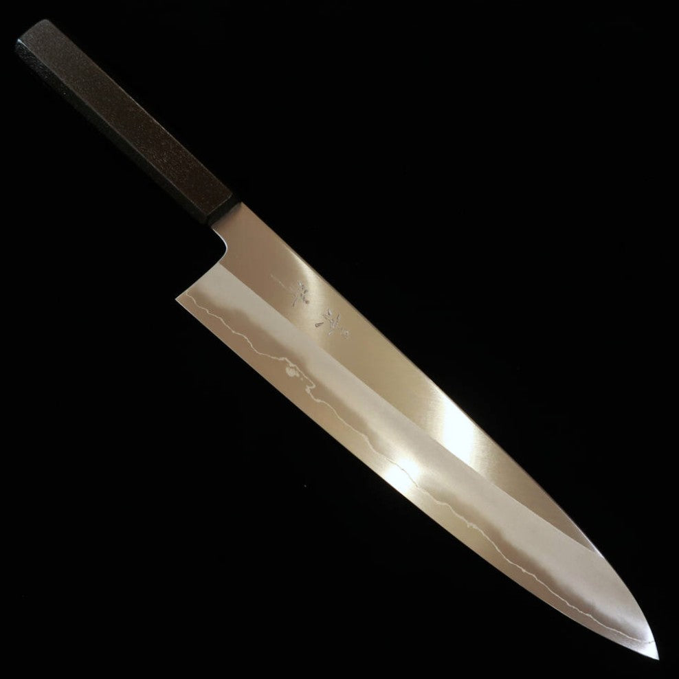 景清KAGEKIYO 銀紙三号 牛刀 漆八角柄 (210/240mm)