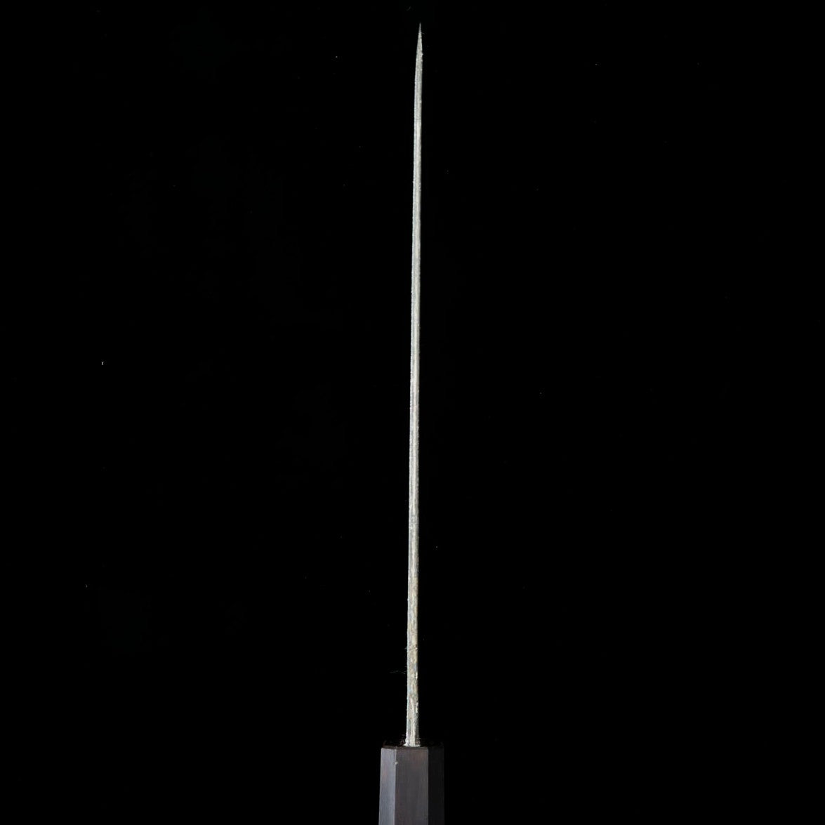Gyuto MIURA Itadaki Shirogami No. 2 Black Finish Bubinga Handle (240mm)