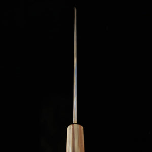 Sakimaru takobiki SUISIN, obra de Ikeda Yoshikazu, Shirogami no.3, forjado integral, mango octogonal de ébano, funda de magnolia (300 mm)