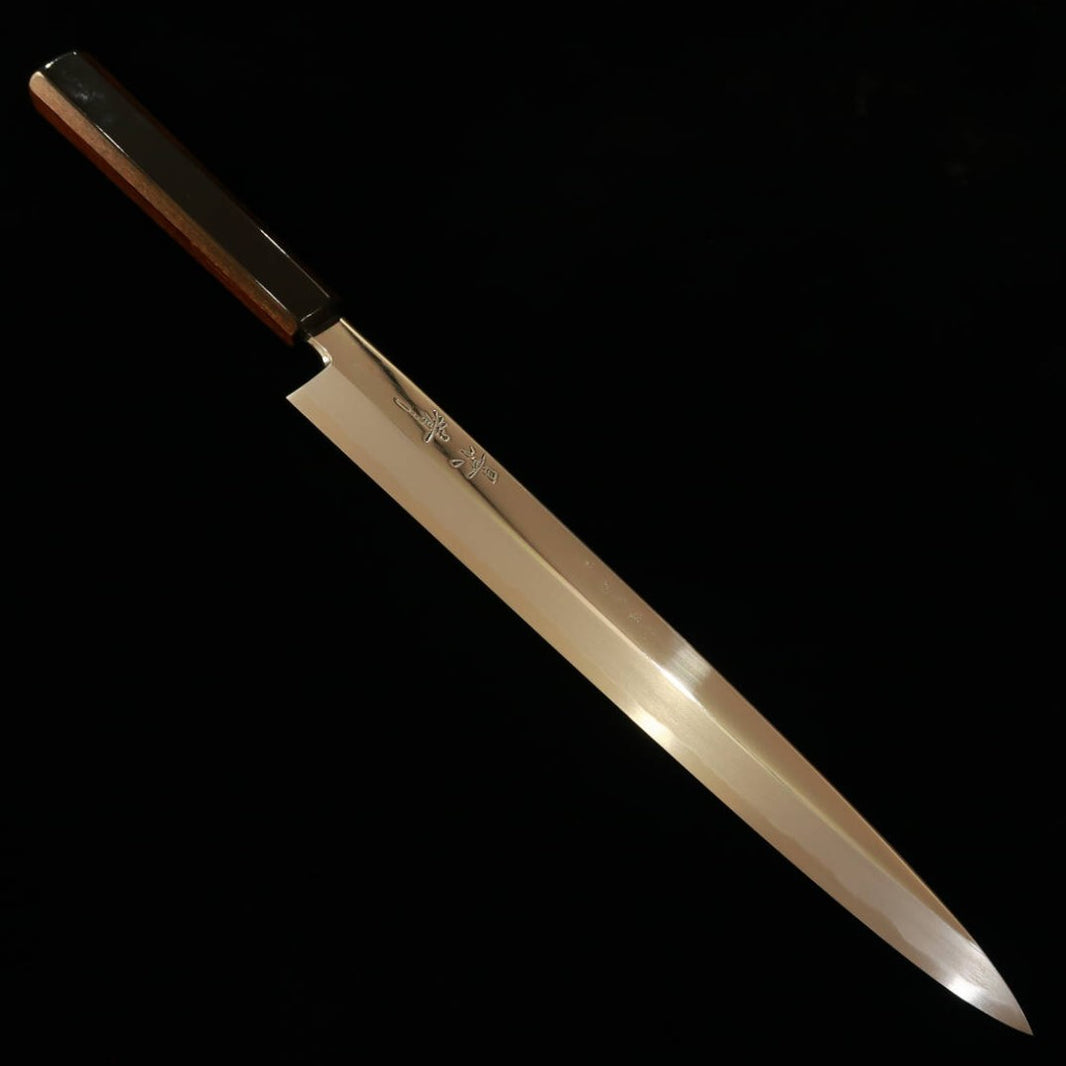 KAGEKIYO, Yanagiba, Acier Bleu No.1, Urushi Noir (300mm)