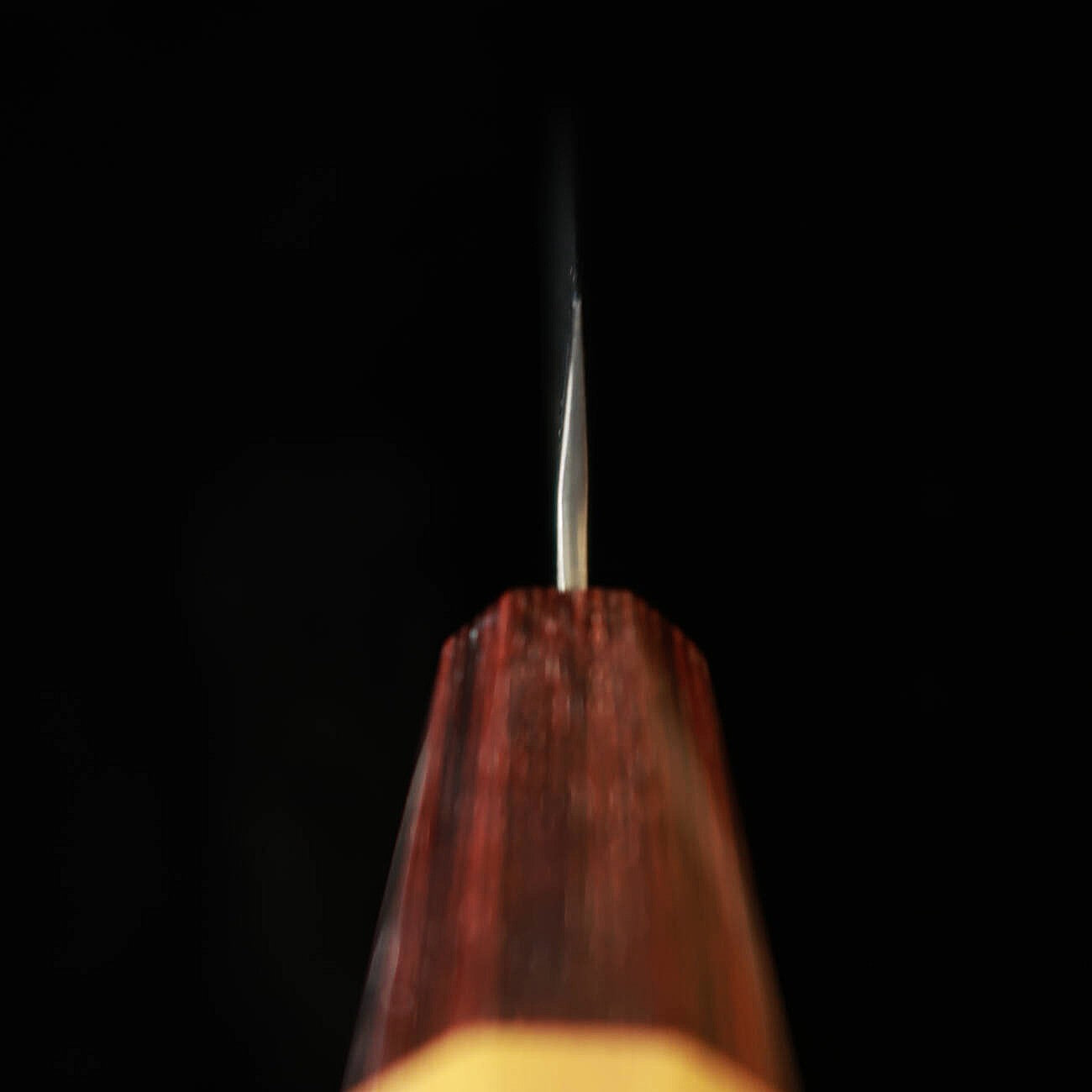 三浦MIURA ペティ スウェーデン鋼 梨地 ダマスカス 欅八角柄（135mm）