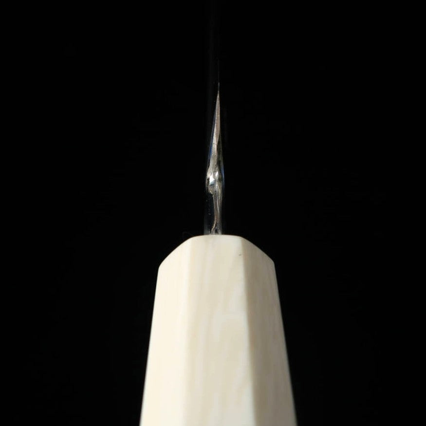 Sakimaru Yanagiba MIURA Obidama Inox VG10 Acabamento Espelhado Cabo Turquesa (270mm)