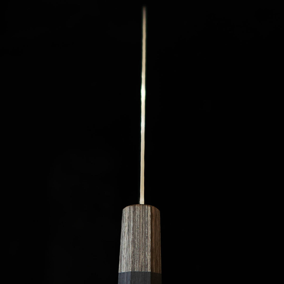 三浦MIURA 三徳 HAP40 鎚目 グレー合板八角柄（165mm）