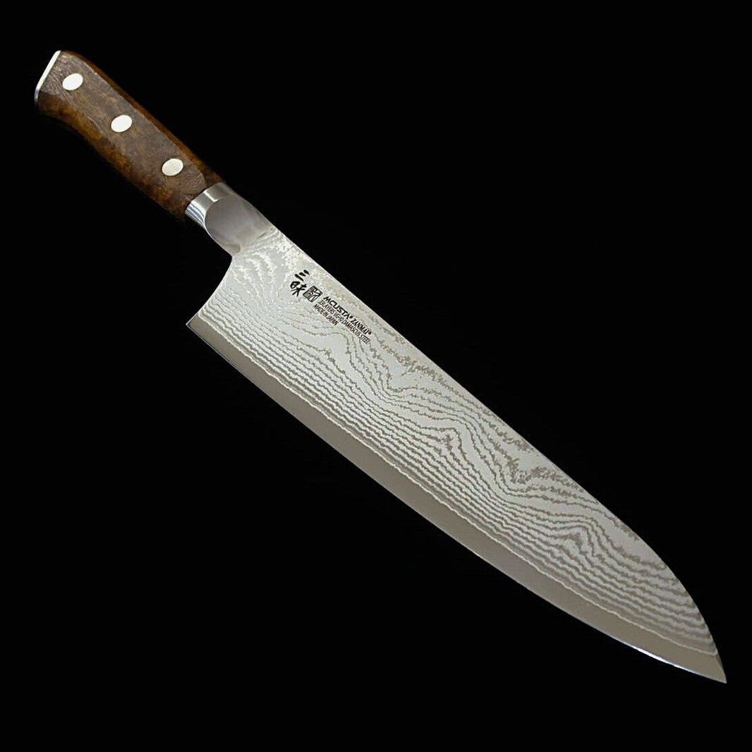 [Nouvelle référence] MCUSTA ZANMAI Classic III damas Gyuto manche en ironwood (180/210/240 mm)