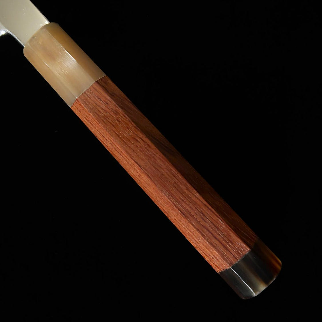 Kiritsuke Yanagiba para zurdos MIURA OBIDAMA Nakagawa Satoshi, ginsan, acabado espejo, mango de palo de Brasil (300 mm)