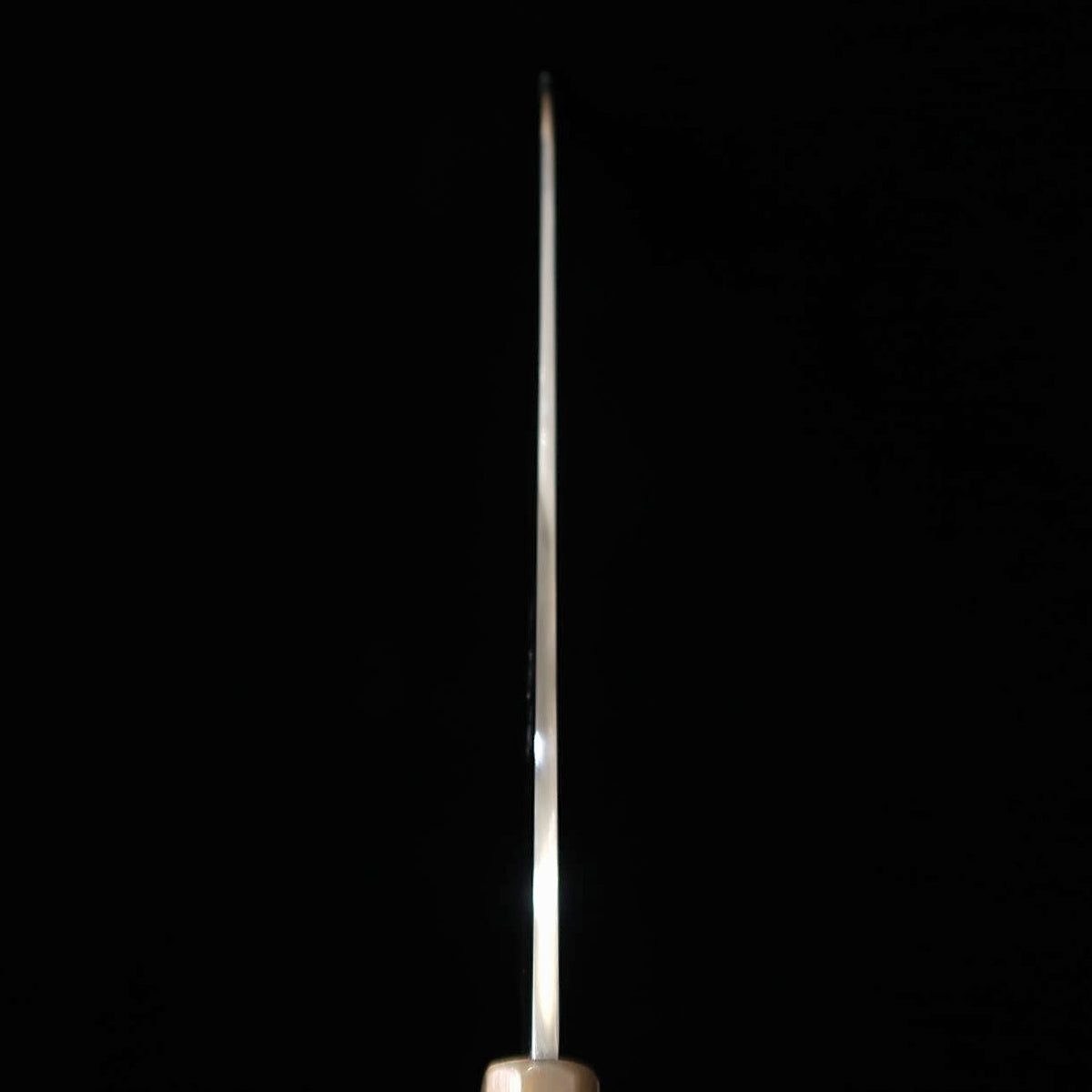 Kiritsuke Yanagiba para zurdos MIURA OBIDAMA Nakagawa Satoshi, ginsan, acabado espejo, mango de palo de Brasil (300 mm)