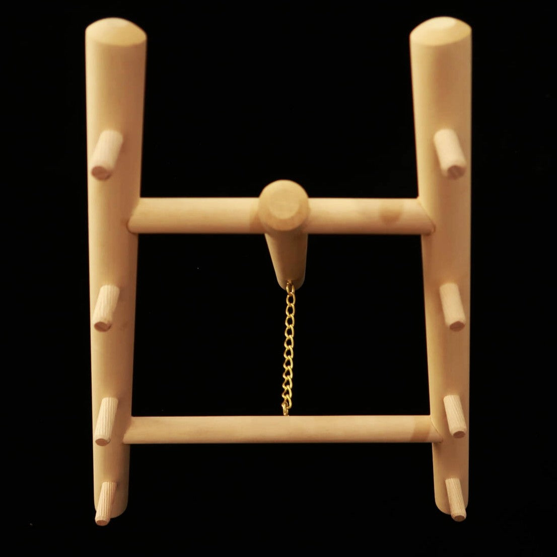 Prateleira para facas - Suporte para 4 peças - Feita de magnólia - Montagem fácil