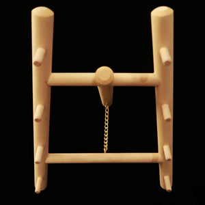 Prateleira para facas - Suporte para 4 peças - Feita de magnólia - Montagem fácil