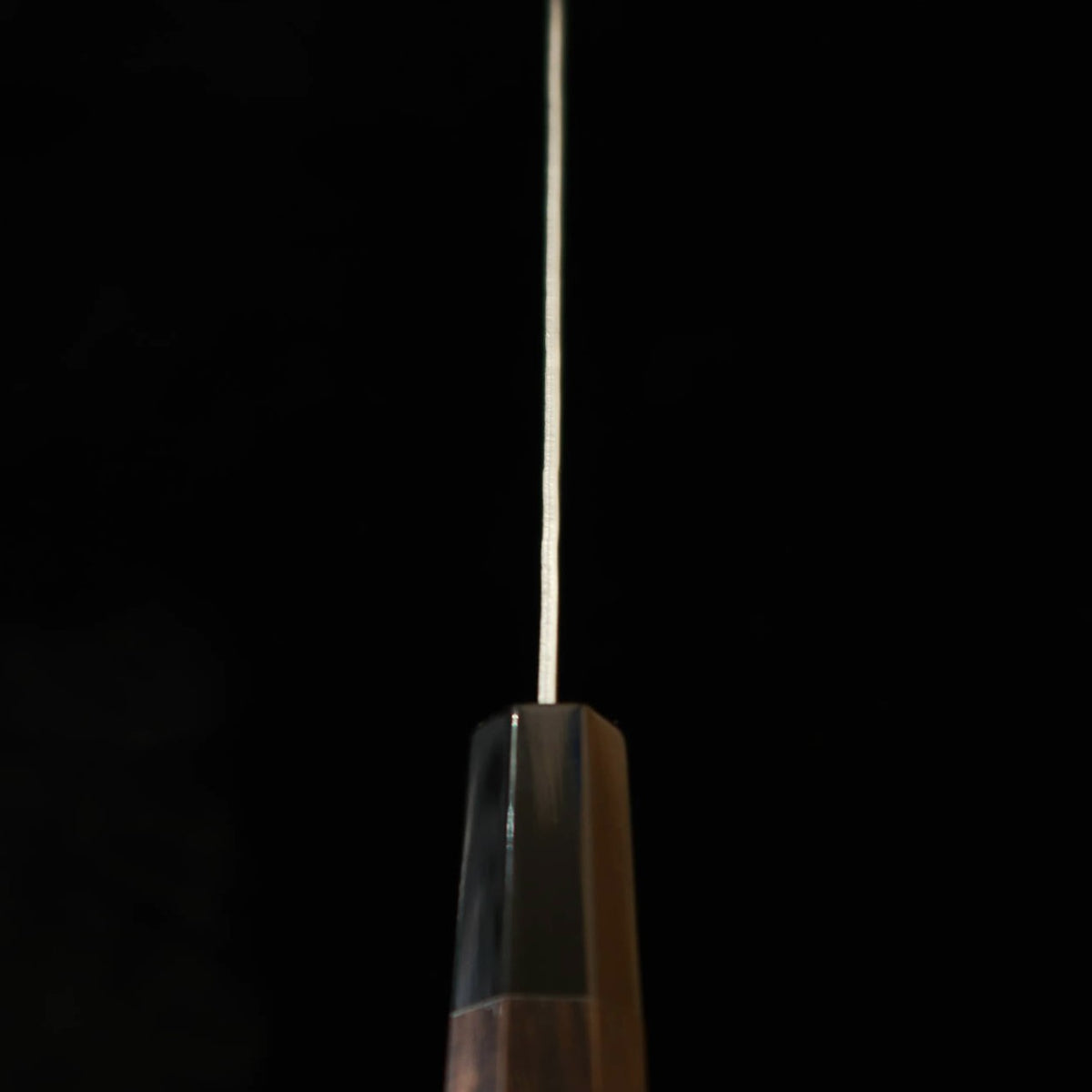 MIURA Santoku aço sueco acabamento fosco (nashiji) Damasco cabo de ébano octogonal (165 mm)