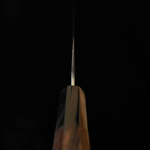 MIURA Santoku aço sueco acabamento fosco (nashiji) Damasco cabo de ébano octogonal (165 mm)