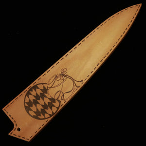 SUISIN Gyuto, Japanese Steel with Magnolia Sheath -Water Balloon- (180mm)