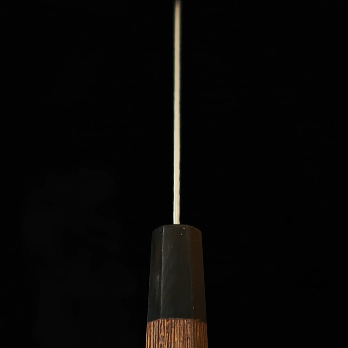 NIGARA Santoku, SG2, Polished Tsuchime with Wenge Octagonal Handle (180mm)