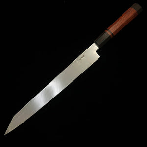 Kiritsuke Yanagiba MIURA Obidama Inox VG10 Acabamento Espelhado Cabo Bubinga (270mm)