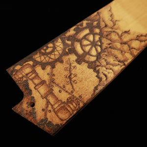 SUISIN Gyuto with INOX and Paulownia Sheath - Karakuri - (240mm)