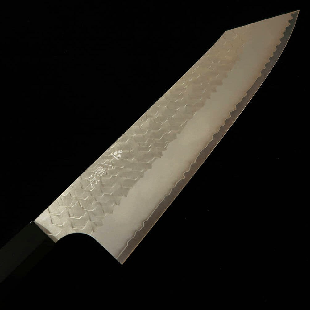 NIGARA Kiritsuke Gyuto, SG2, Polished Tsuchime with Wenge Octagonal Handle (210mm)