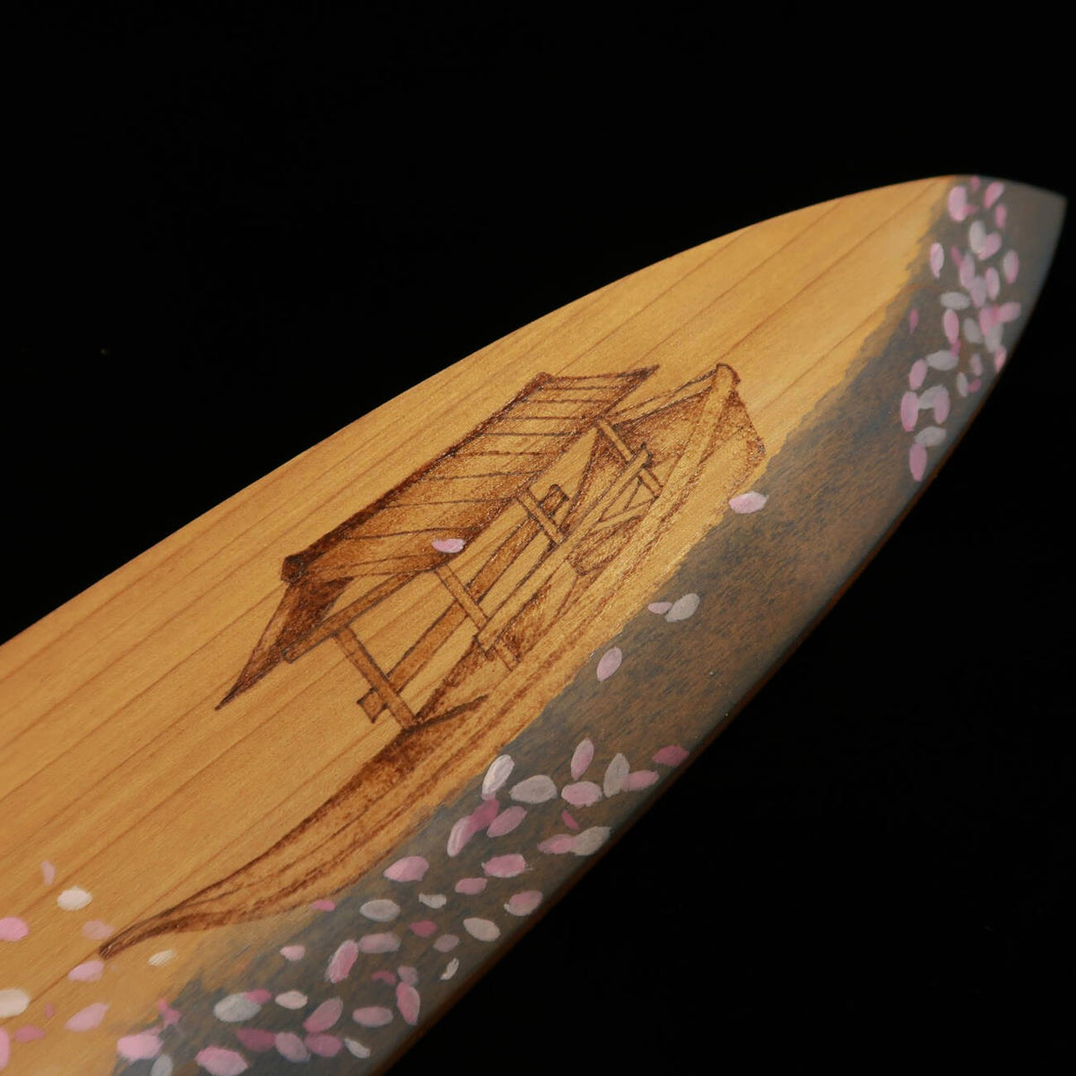 SUISIN Deba, Yasugi Steel with Magnolia Sheath - Spring Yakatabune- (210mm)