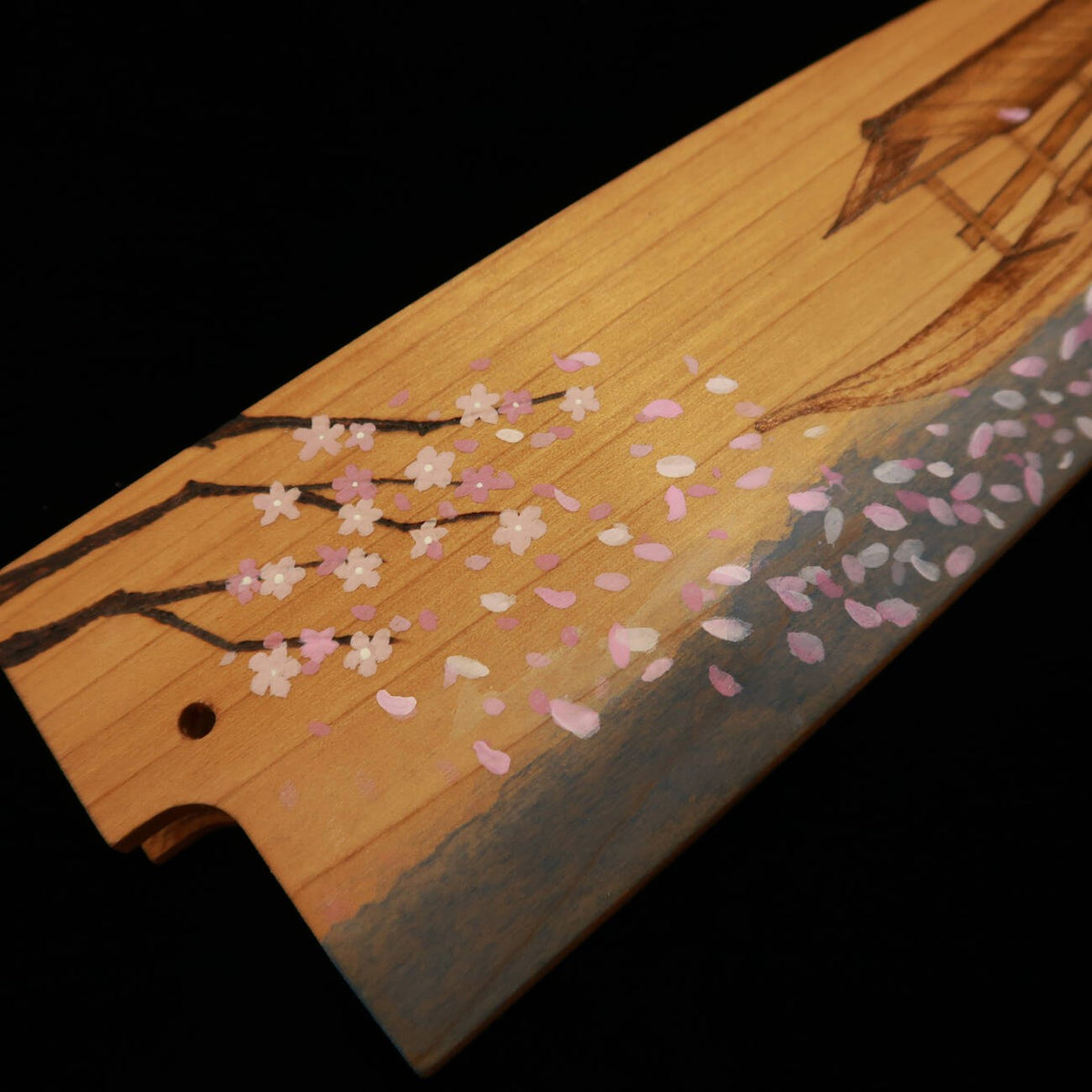 SUISIN Deba, Yasugi Steel with Magnolia Sheath - Spring Yakatabune- (210mm)