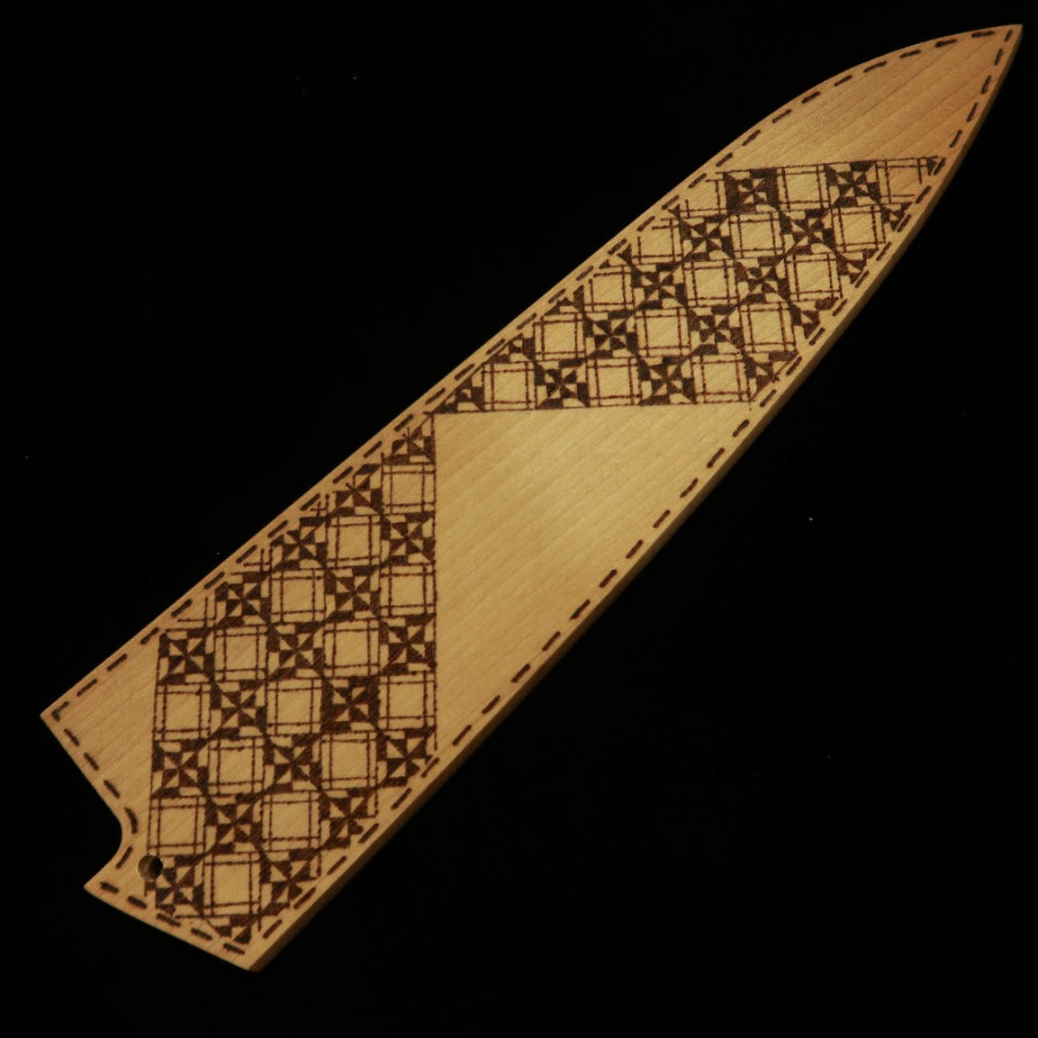 SUISIN Gyuto, Wine Handle, Paulownia Wood Sheath (210mm)