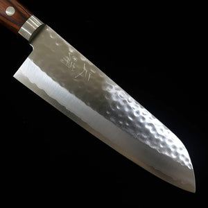 MIURA Santoku VG-1 DP Gold Hammered Mahogany Handle (170mm)