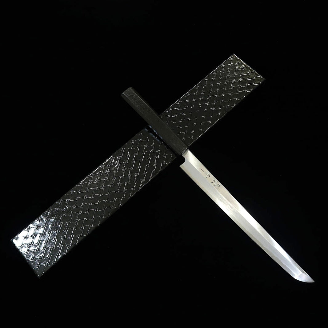 景清 KAGEKIYO 両刃先丸 白紙二号 漆柄 （270mm）