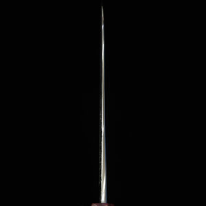 Yoshihide Masuda Gyuto Shirogami No.2 Damascus Stabilized Wood (240mm)