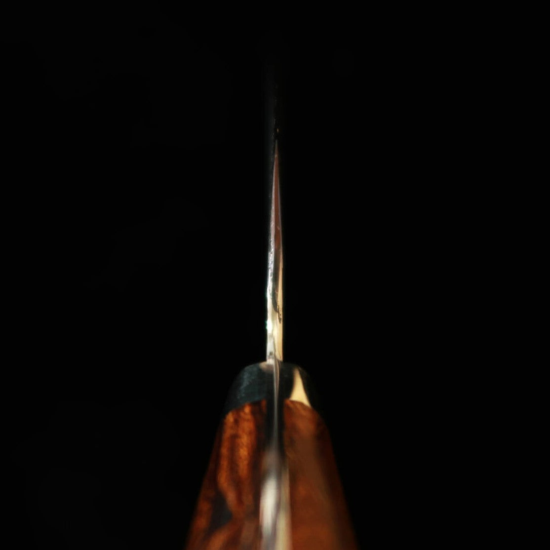NIGARA Forging Works gyuto SG2, kuro-uchi, martelado, cabo em ironwood (210 mm)