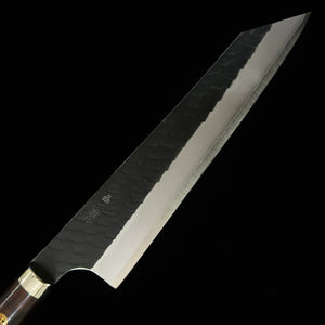 Nigara Hamono NIGARA Honesuki SG2 finition noire martelée, manche en bois de fer (170mm)